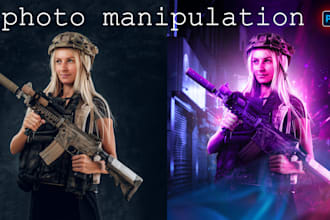 photo manipulation and compositing service in photoshop