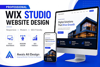 design a professional wix studio website