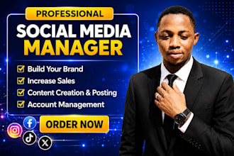 be your professional social media manager for business growth