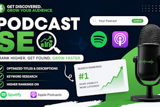 optimize your podcast SEO to rank higher and get more listeners