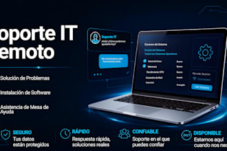 provide IT support, remote assistance and troubleshooting