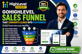 build a gohighlevel sales funnel that converts real customers