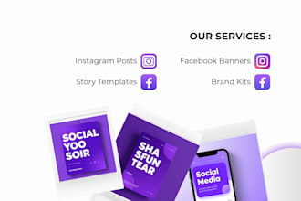 design eyecatching canva socialmedia postsinstagram,facebook