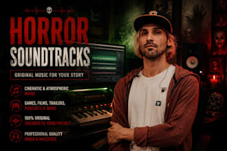 create scary horror music for games and films