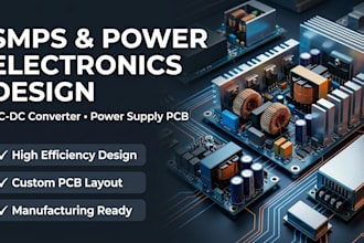 design smps, dc dc converters, power supply pcb and power electronics
