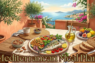 create a personalized mediterranean diet meal plan for weight loss
