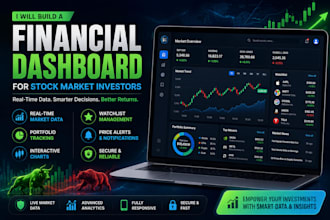 build a financial dashboard for stock market investors