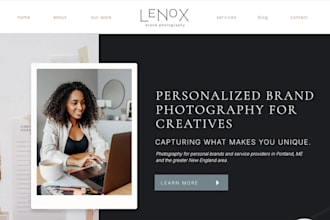 do showit design, showit redesign, customized website