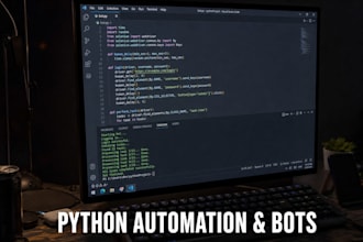 build a python automation bot, script, or workflow for any task