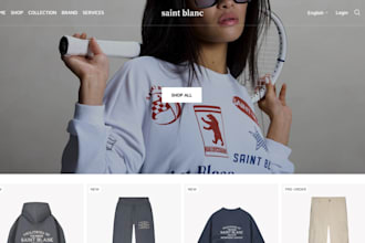 build clothing website, shopify clothing store streetwear clothing brand website