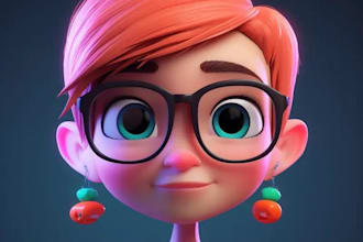 do 3d pixar animation, ai talking object, 3d claymation, and cartoon character
