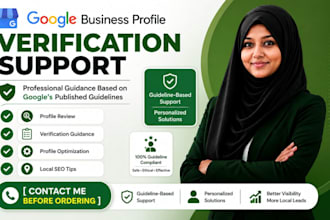 help with google business profile verification and setup