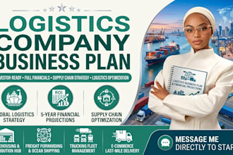 write a logistics company business plan with financial projections