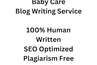 write SEO bangla health and baby care blog articles