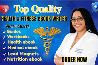 write fitness ebook ,workout guide ,nutritional ebook  meal plan