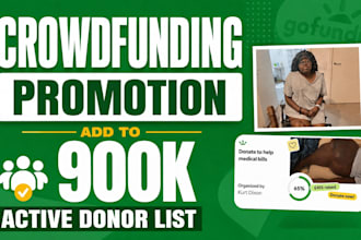 viral crowdfunding campaign promotion raise complete fund gofundme, kickstarter