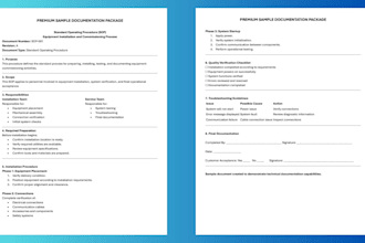 create technical documentation and instruction guides