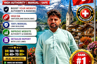 create will build high authority switzerland backlinks  SEO
