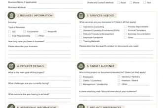 business consulting and document creation