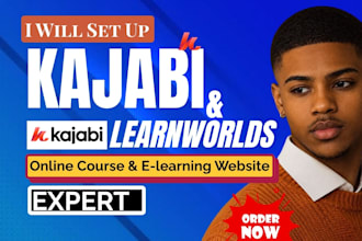 kajabi online course kajabi learnworlds website kajabi expert thinkific kajabi