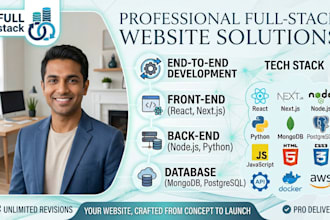 design a full functional website