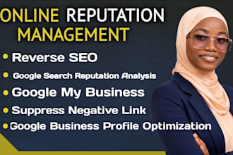 do reverse seo analysis, suppress negative link and online reputation management
