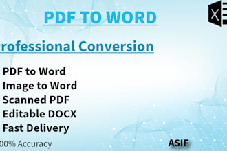do convert PDF to word manually with high accuracy