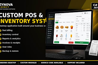 develop a custom pos and inventory management system