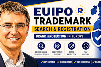 provide euipo trademark search and registration for brand protection in europe