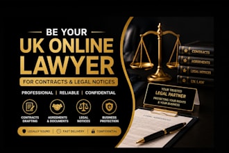 be your UK online lawyer for contracts and legal notices