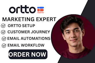 setup ortto email automation and customer journey workflows