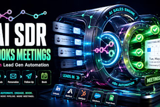 build n8n lead generation ai sdr cold email CRM automation