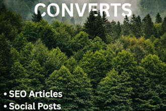 write text for a website or social networks