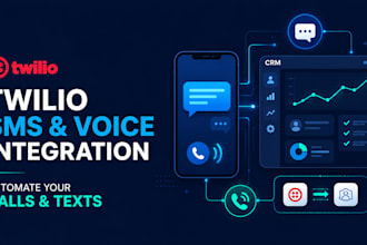 integrate twilio with hubspot, gohighlevel, make for texting and call automation