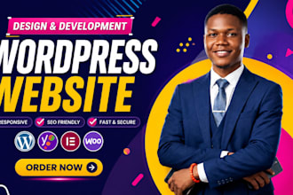 build, redesign wordpress website with elementor for business or blog