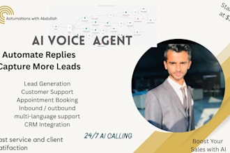 create ai real estate calling agent for leads and bookings