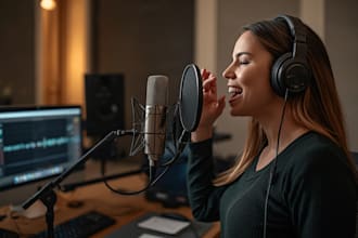 be your female vocalist female singer pop, edm song in english and spanish