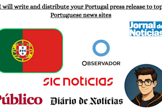 write and distribute your portugal press release to top portuguese news sites