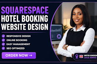 design squarespace hotel booking website motel website bed breakfast site
