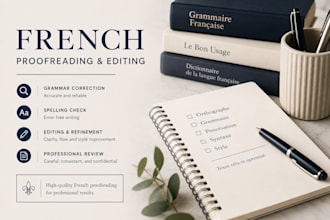 proofread and correct your french texts