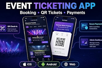 build an event ticketing and booking app