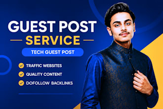 provide tech guest post services with manual outreach