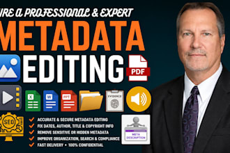 do metadata editing for image, documents, audio, video, and other files