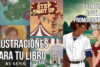 illustrate a fan art for your book