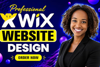 build wix website design, or wix website redesign, wix business website design