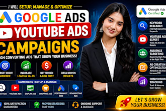 setup and manage google ads and youtube ads campaigns