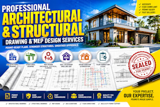 design adu permit drawings structural plans porch deck for washington oregon al