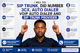 do sip trunk did number 3cx auto dialer voip auto dialer and sip trunk provider