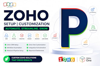 zoho crm zoho books