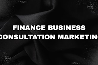 do finance business modelling promotion, business marketing
